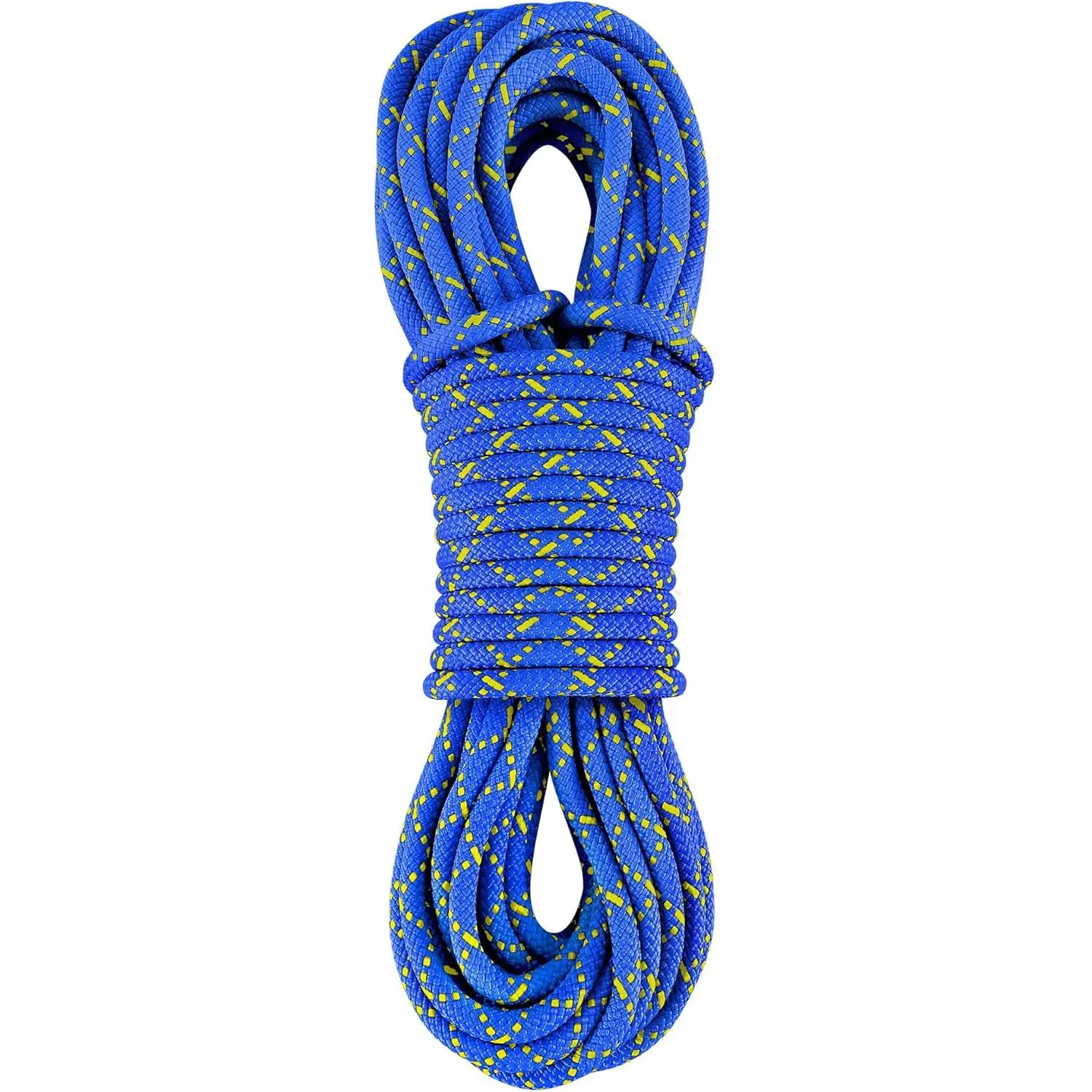 8mm Accessory Cord (5/16in) 6M(20ft) Prusik Cord Short Climbing Rope Double Braid Pre Cut Nylon Rope High Tensile Strength for Outdoor, Arborist, Mountaineering, Caving