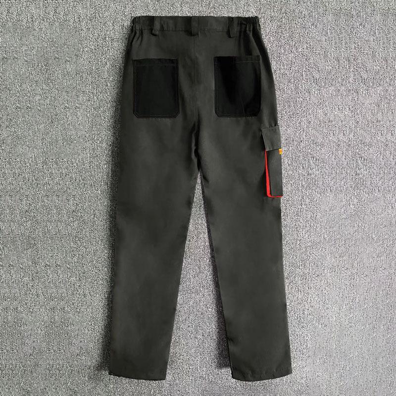 Men's Work Suit with Multiple Pockets Wear-Resistant for Car Maintenance & Work Safety Overalls Menswear Clothes Uniforms Workwear