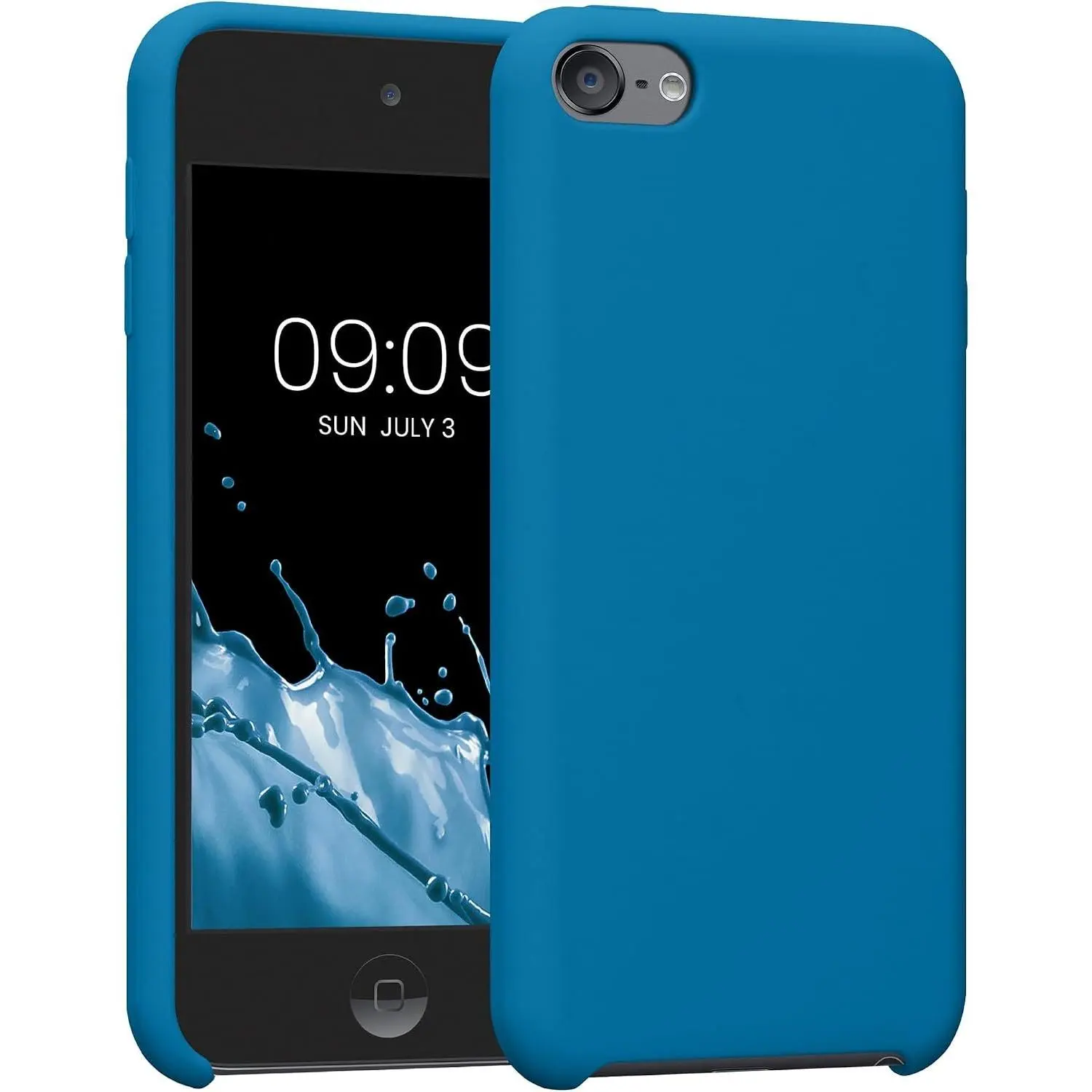 TPU  Case Compatible with  iPod  6G / 7G (6th and 7th Generation) - Case Soft Flexible Protective Cover - Caribbean Blue