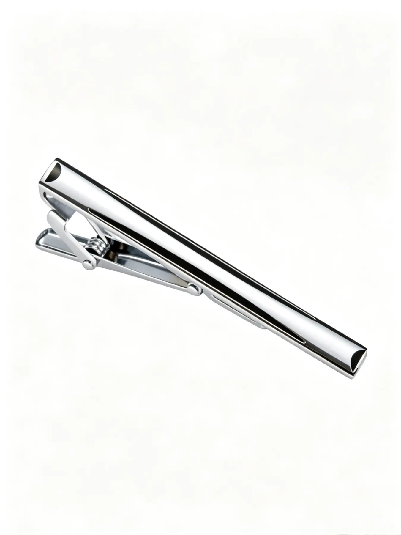 1Pcs Simple Polished Tie Clip Smooth Metal Necktie Bar Pin For Men Business Wedding Formal Occasions