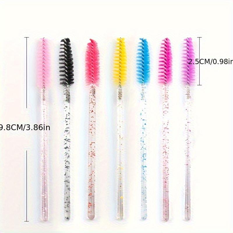 Disposable Eyelash Brush with Container, 40pcs/box Mascara Wands for Travel Eyelash Makeup, Spoolie Accessories for Eyelash Extensions, Cosmetic Accessory, Makeup Brushes, Eyelash Tools, Cosmetics Makeup Tools