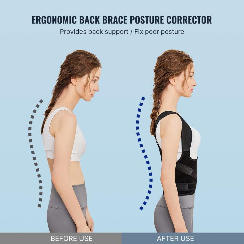 Unisex Adjustable Posture Corrector, Back Support Belt
