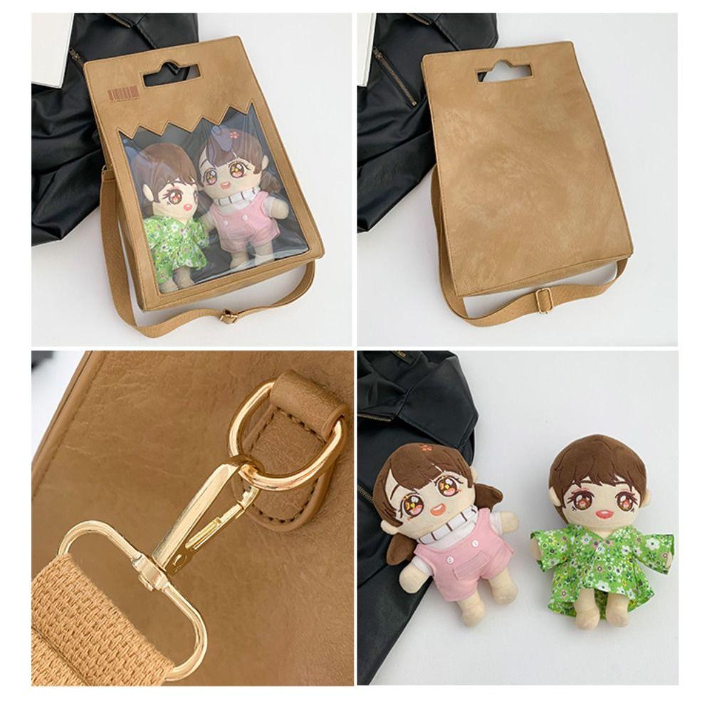 New Y2K Funny Envelope Ita Bag Cute Personalized Shoulder Bag Street Trend Crossbody Bag Kawaii Girl Transparent Display Handbag