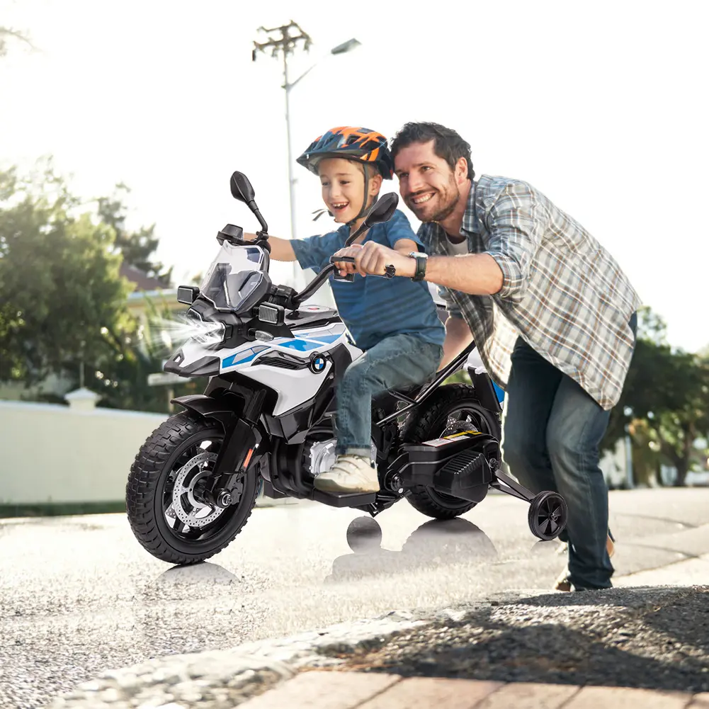 Kids Police Electric Motorcycle Ride On Toy – EVA Tires, High/Low Speed, Dual Storage Boxes, Warning & LED Headlights, Spring Suspension, Built-in Music