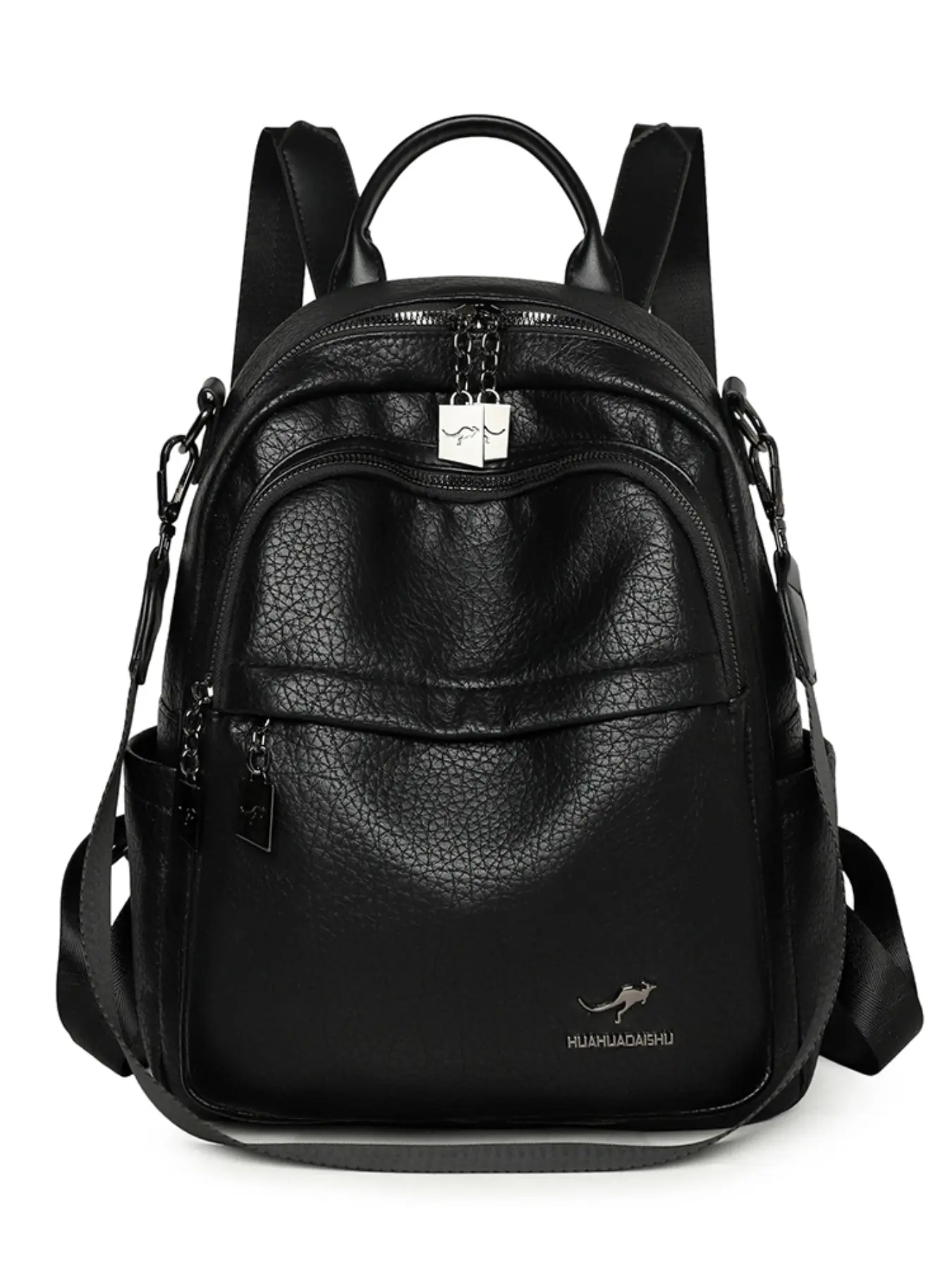 New Women's Casual PU Leather Backpack, Simple Style Business Leisure Bag, Stylish Daypacks, Versatile Solid Color, Elegant and Unique Design, Perfect for Daily Use, Backpacks Women