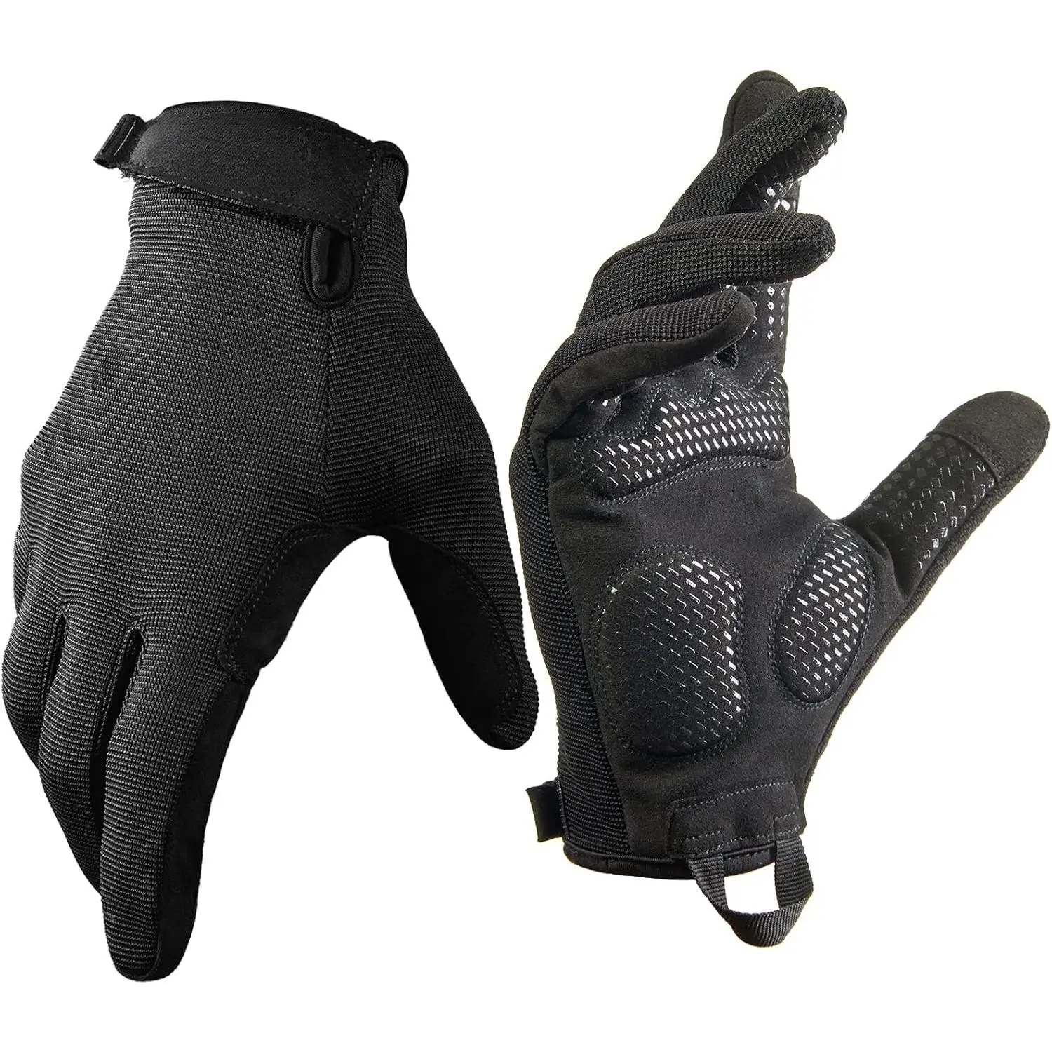 Full-Finger Workout Gloves for Men, Padded Gym Gloves with Excellent Grip and Palm Protection