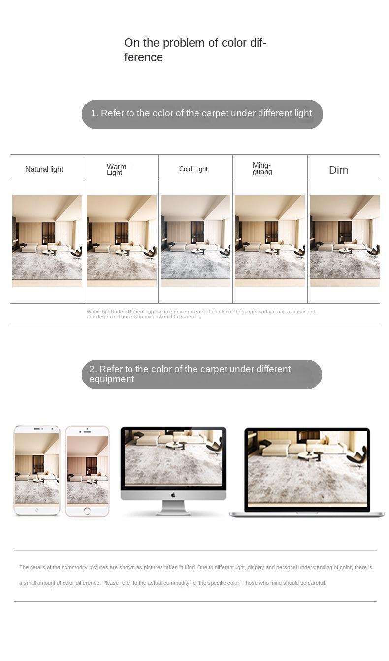 VIKAMA Cartoon Cat Patterned Carpet Home Decor. Provides Warmth For The Living Room And Bedroom Bedside. Non-Slip And Dirt-Proof