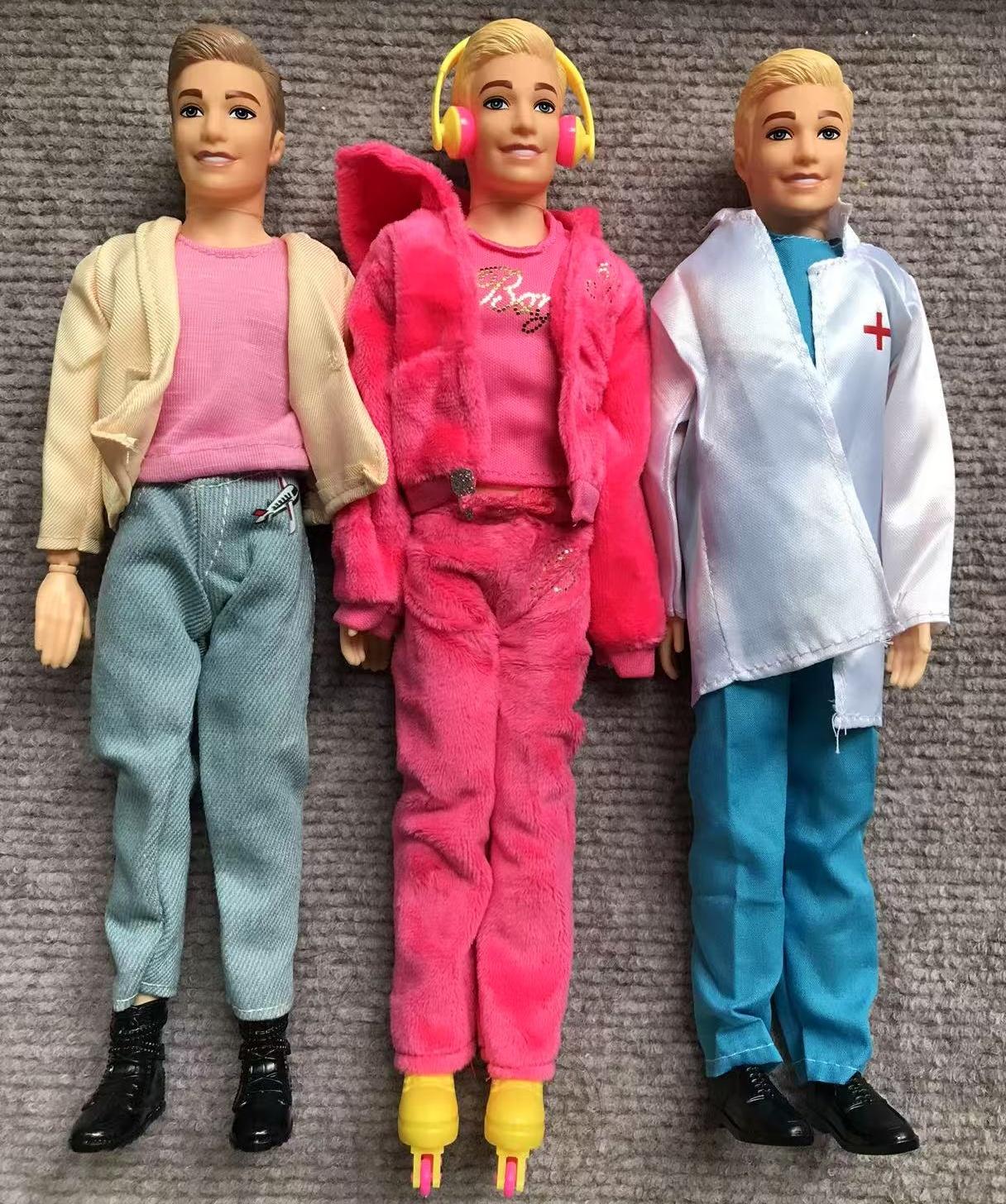 1/6 Male Doll With Clothing Set Homesome Soldier Men Doll  Handmade Clothes Outfit For 29CM Ken Prince Doll