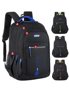 Men's Large Capacity Travel Backpack, Adjustable Straps, Multi-Pocket Business & School Bag, Travel Backpack