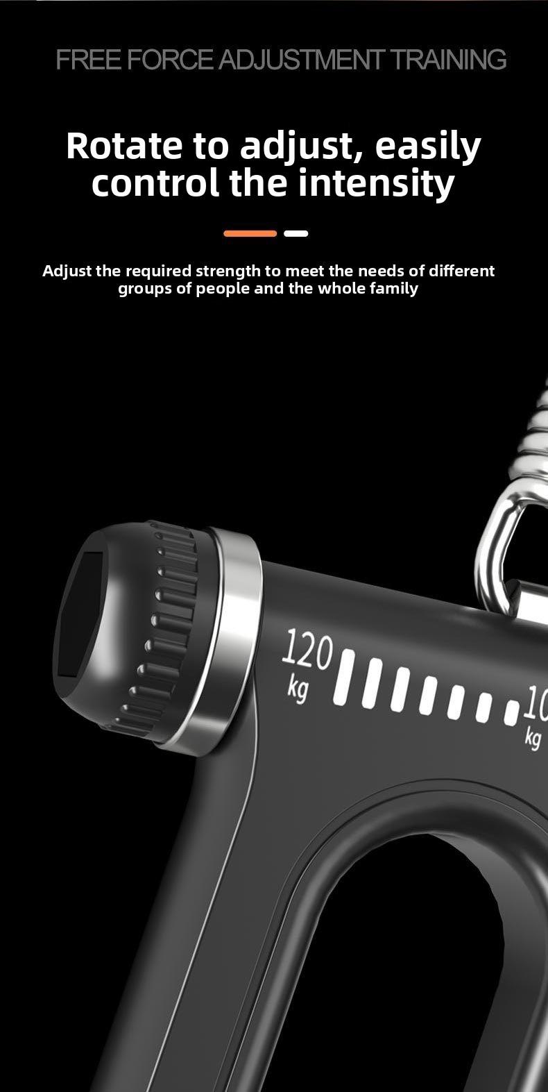 Digital Counting Grip Strengthener – Forearm, Finger, Wrist Trainer & Rehab Tool