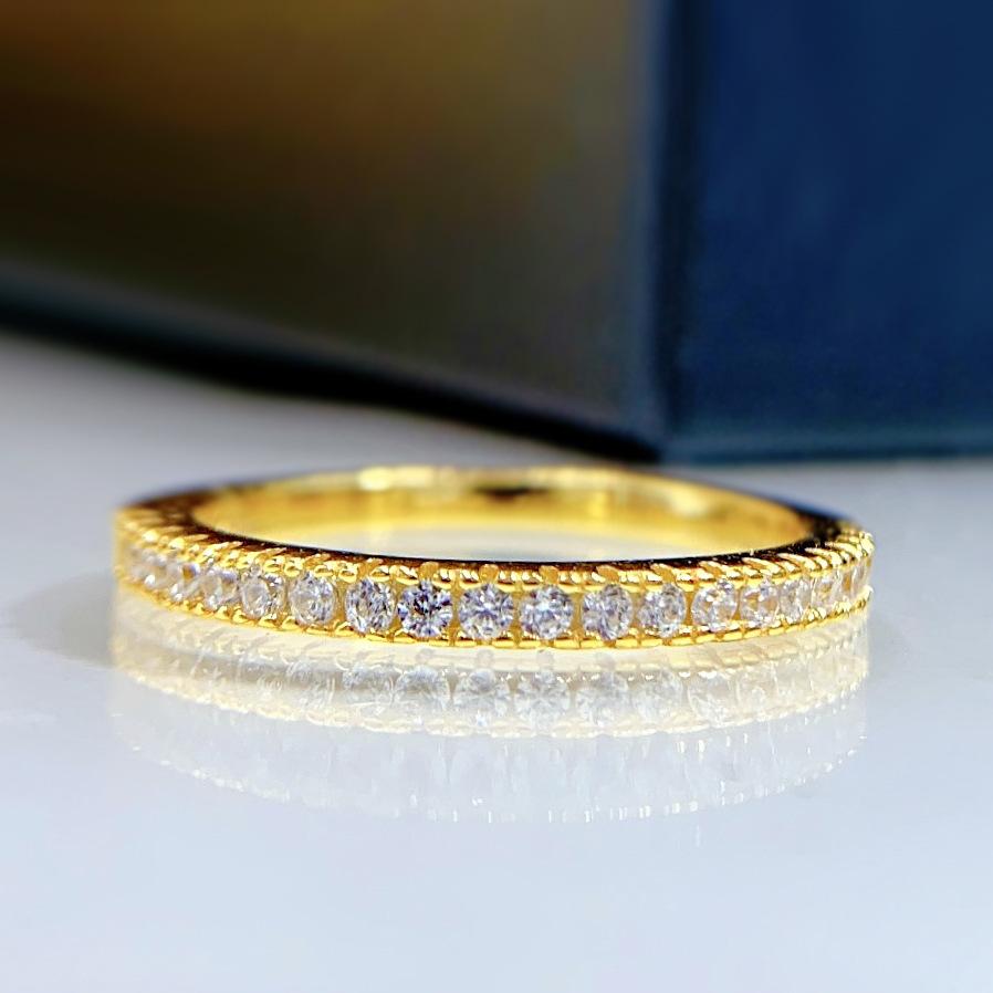 6A Cubic Zirconia S925 Sterling Silver Full Ring 6A Cubic Zirconia Ring fashion jewelry accessory woman girl promise ring-300(50%)