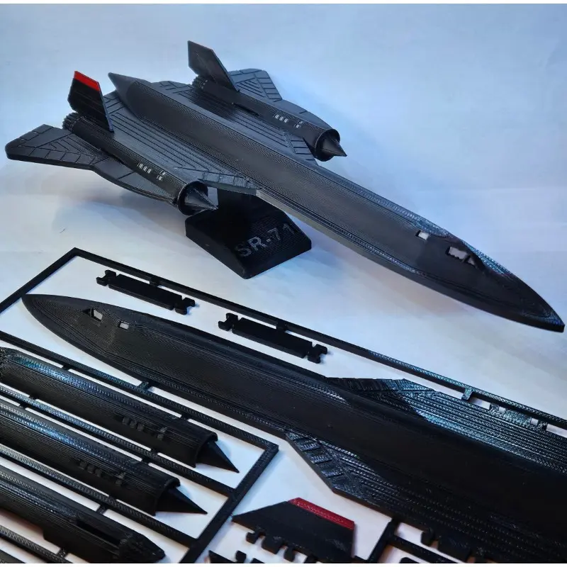 SR-71 aircraft kit model aircraft kit 3D printing desktop ornament wall decoration