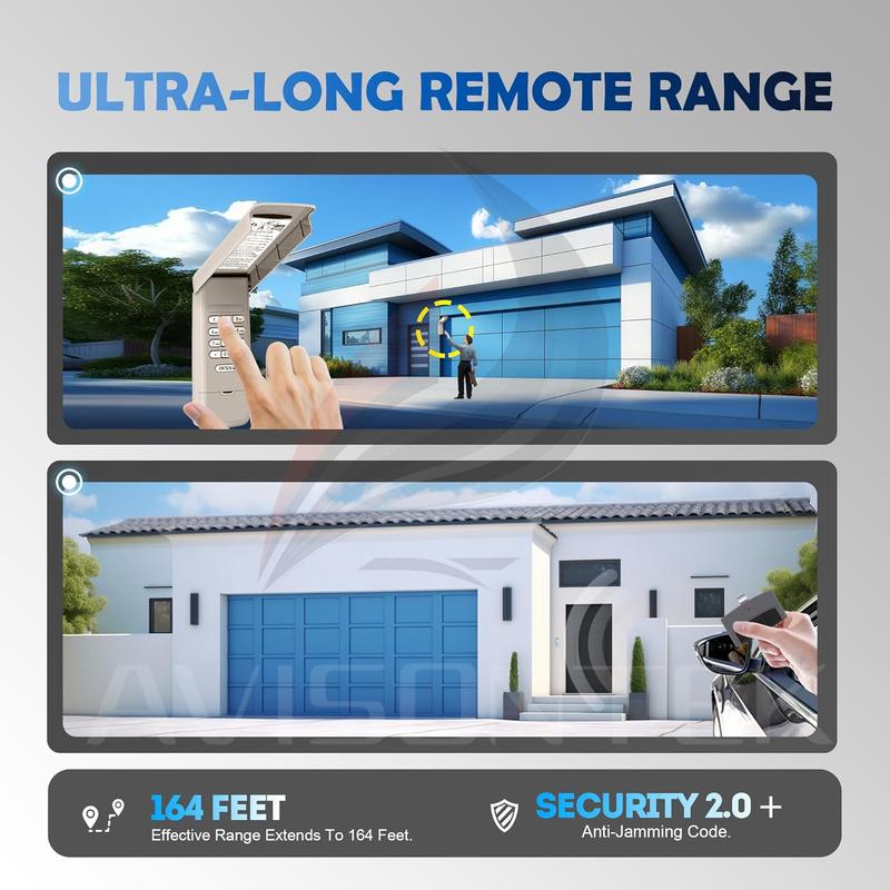 CMXZDCG440 CMXZDCG453 Universal Garage Door Opener Keypad & Remote【12 Year Warranty】