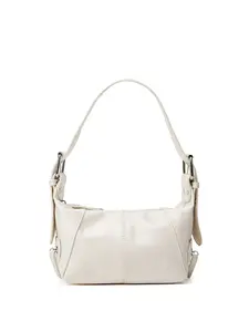 2026 New European and American Style Cool Girl Unique Design Retro High-End PU Smooth Zipper Shoulder Handbag, Trendy Fashion Accessory