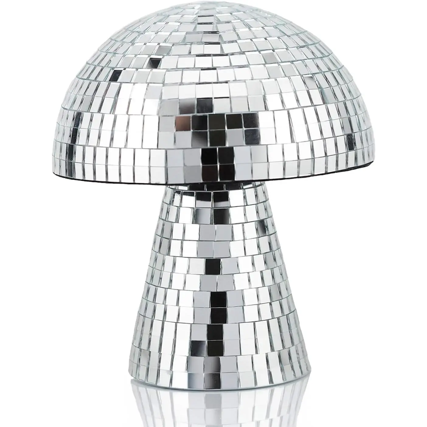 Creative Mushroom Disco Ball for Party,Table Decor Mirror Retro  Disco Ball Mushroom Shape  Art Decorations,Bar Ornaments (, XS(4.7''))