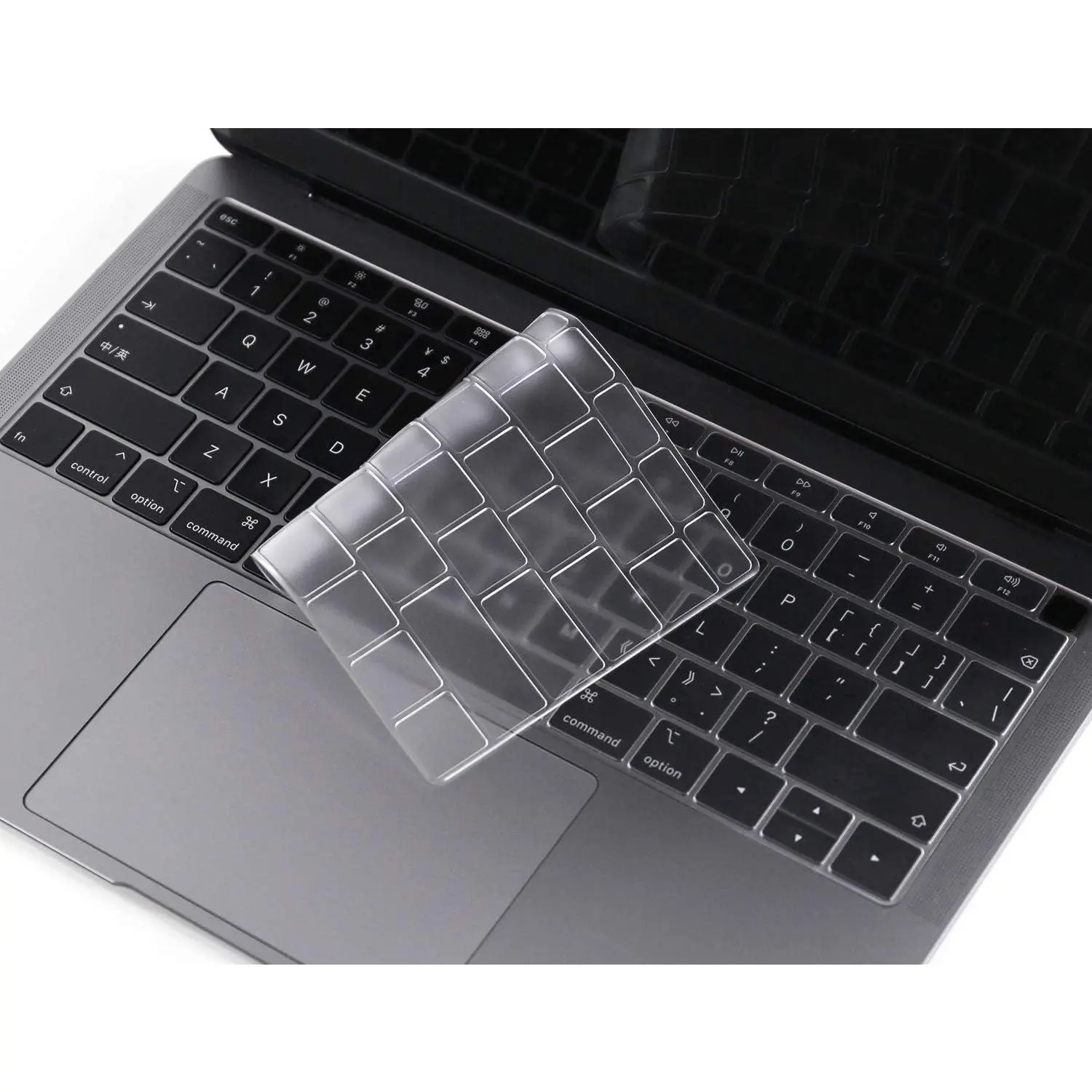 Ultra Thin Keyboard Cover for 2019 2018 Release MacBook Air 13 Inch A1932 with  ID Soft- TPU Keyboard Protective