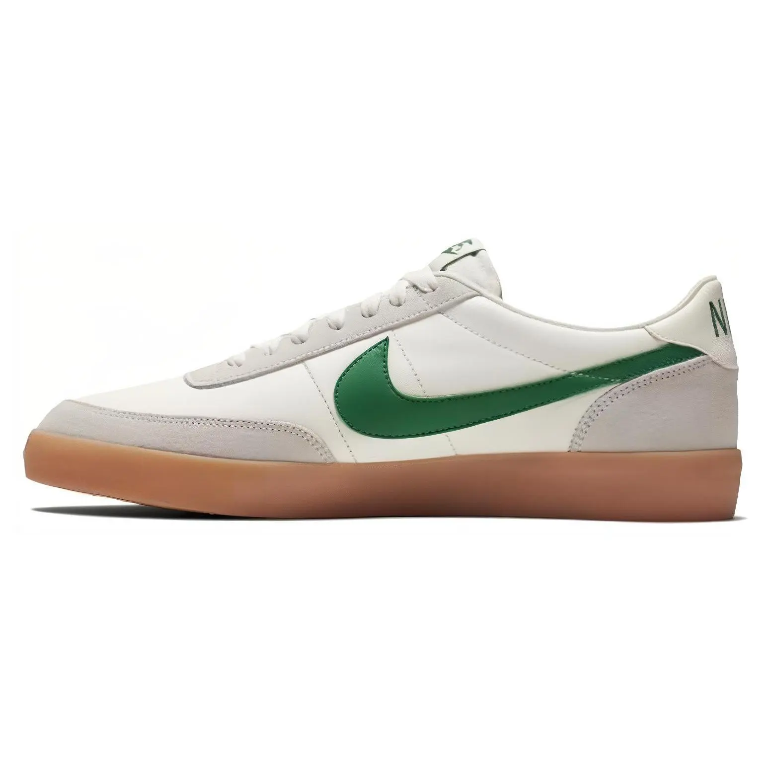 Nike Killshot 2 Women's Low-Top Fashion Sneakers in White and Green Verifiable, with credentials and supporting global authentication