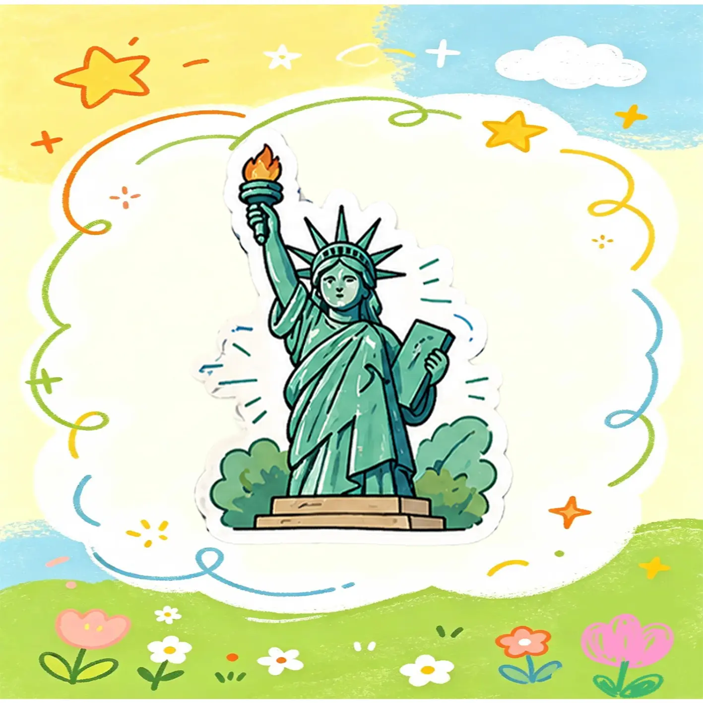 Cute Creative Design Thank You For Your Order Purchase Stickers