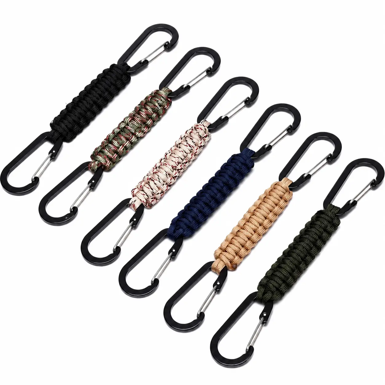 Heavy-Duty Outdoor Umbrella Rope with Adjustable Mountaineering Buckle, Handwoven Paracord Lanyard for Keys or Gear, Eagle-Beak Style Quick-Release Clasp, Weather-Resistant Emergency Utility Cord for Hiking, Camping, and Travel