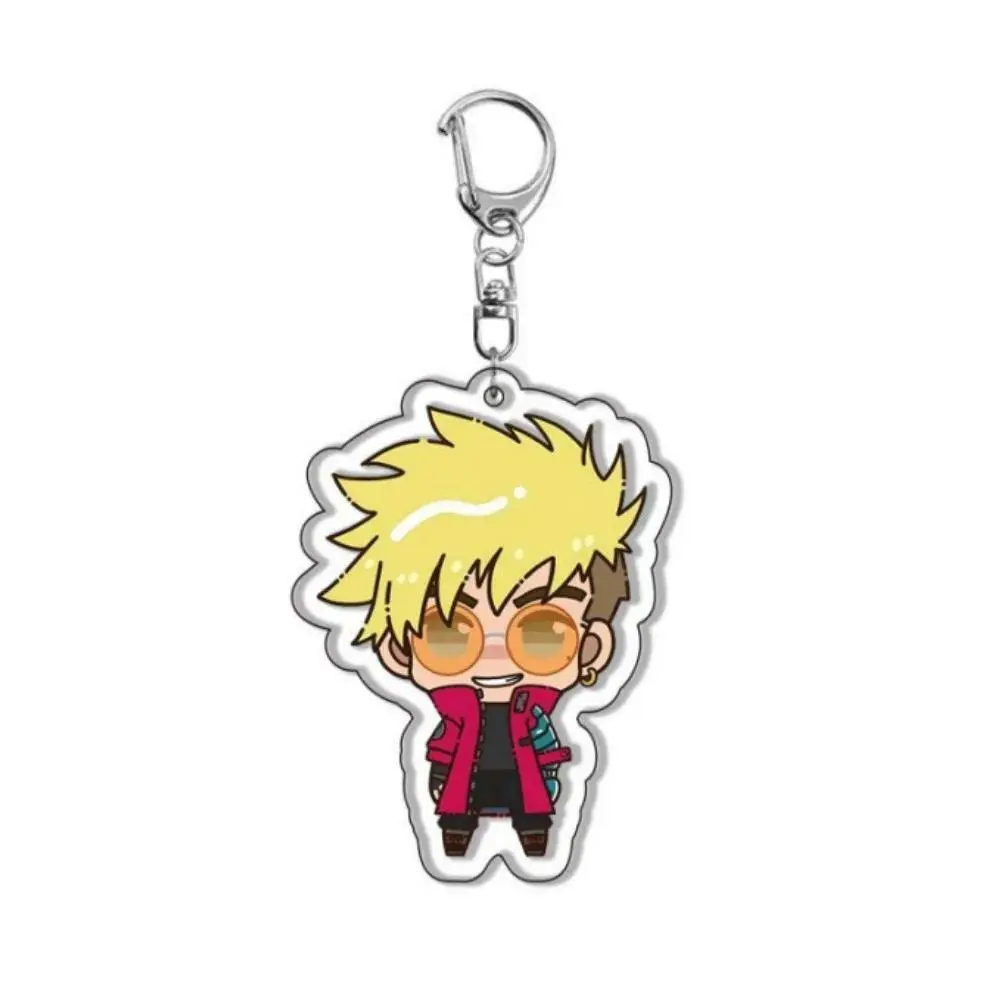 Trigun Stampede Acrylic Keychain Jewelry Anime Related Products Cultural Creativity Friends Gift Bag Charms Souvenir Cosplay