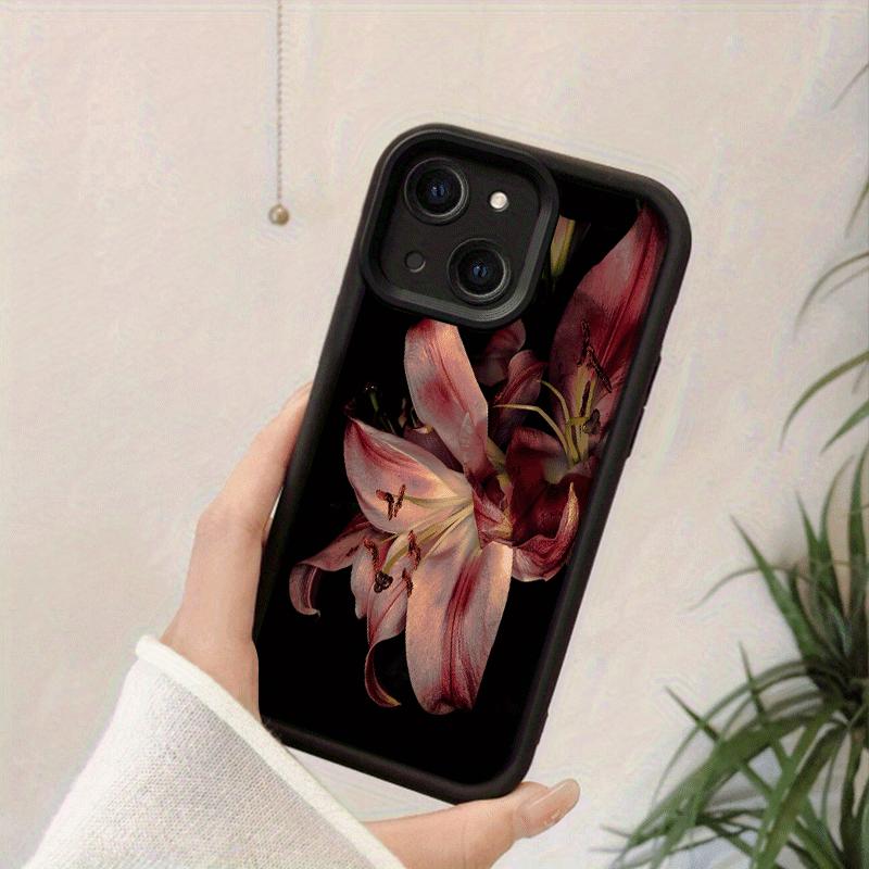 Phone case:  Lily Pattern TPU Case for iPhone17 16 PRO MAX,15 iPhone 14/13 Pro Max/12/11/X/XR/XS MAX, Plus Durable Four-Corner Shockproof Full Coverage High Aesthetic