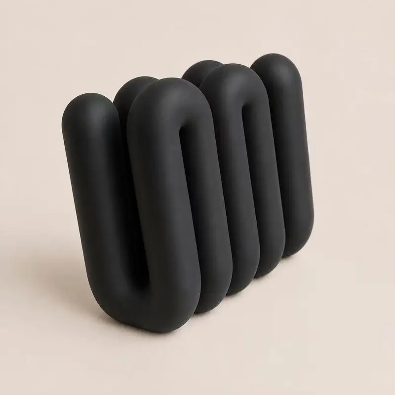 3D Printed Wavy Laptop Stand, Ergonomic Notebook Holder, Desktop Laptop Riser Compatible with MacBook