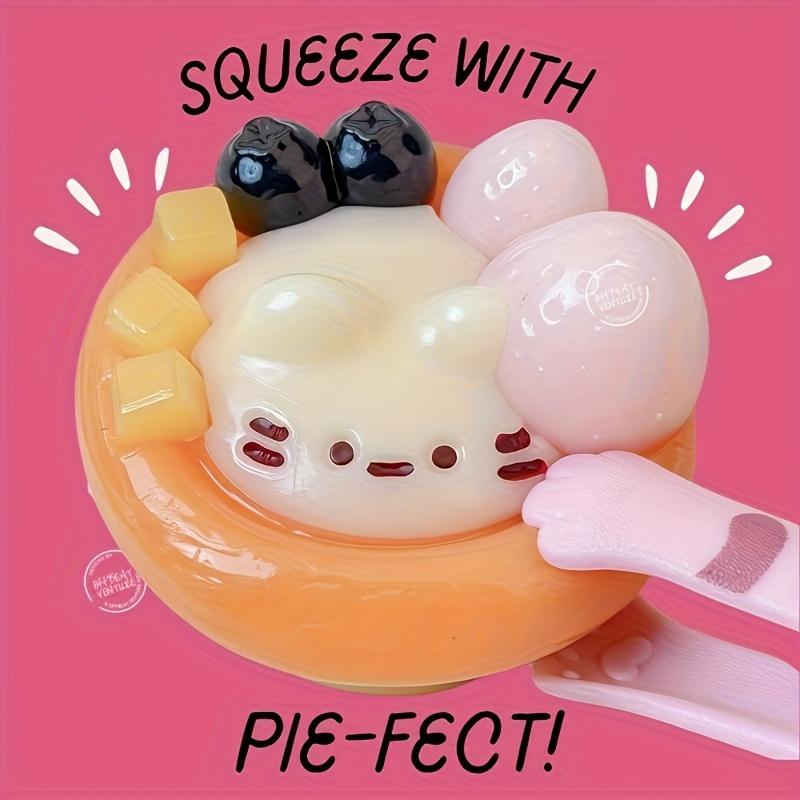 Delicious Pie, Tart Taba Squeeze Toy, Food Lover, Ultra-Soft, Fidget Toy, Student, Teacher, Valentine'S Day, Birthday, School Season, Christmas, New Year, Easter Gift, Mini Decor Display, Relax, Decor
