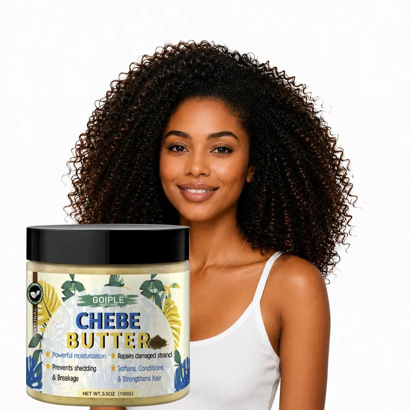 100g Chebe Butter Hair Care Cream, Hair Moisturizing and Conditioning Hair Butter, Deep Haircare Hair Care Product for Dry & Damaged Hair Thickening and Moisturization - Deep Conditioning Hair Butter Grease for Men and Women, Hair Moisturizer