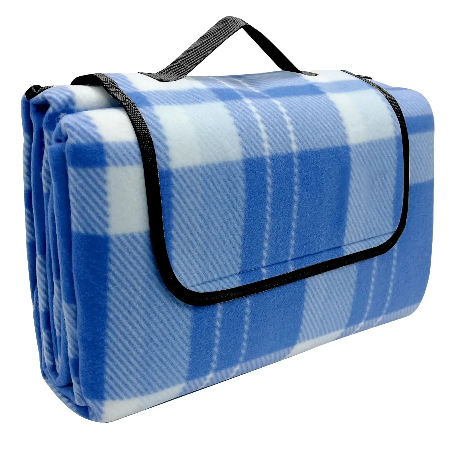 Portable Picnic Mat 200x150cm, Outdoor Waterproof Ground Pad with Handle, Foldable, Camping Gear, Camping Accessories, Travel Accessory, Ideal for Camping, Travel, Park, Beach, Garden, Family Gatherings