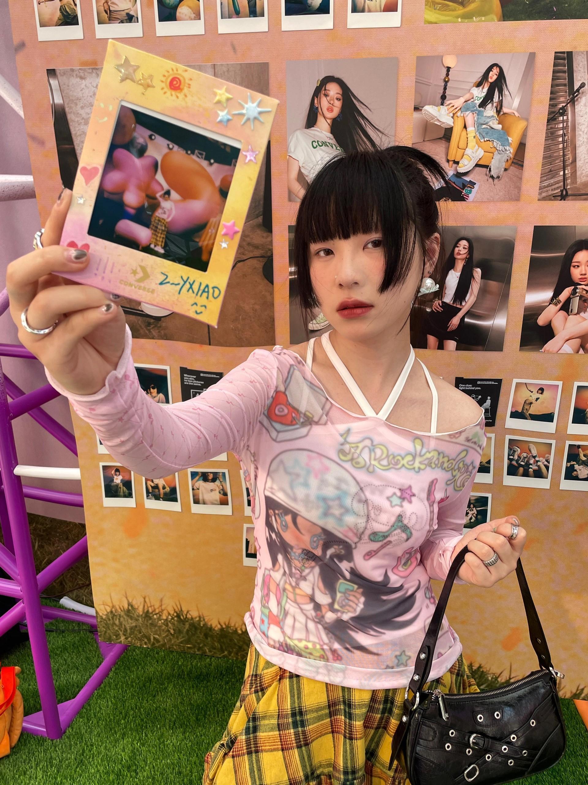 2000s Japanese Y2k Anime Print Mesh Tops 2000s Aesthetics Pink Sheer Top Vintage See Through T-shirt Lolita Womenswear Tshirt