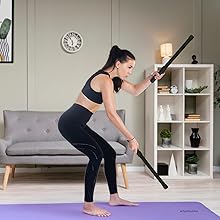 Ropeless Battle Rope Weighted for Home Gym, HIIT Workouts, Low-Impact Cardio Training