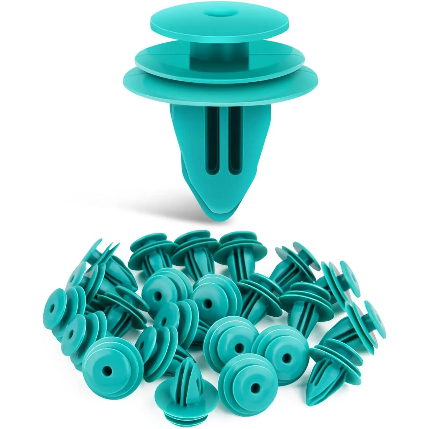 Nilight 40PCS Trim Door Panel Retainer Clips, Car Push Fastener Clips for Corolla Camry Sequoia Tundra Tacoma, Replace 90467-10188,90467-A0005 9mm Hole, Scion Tc, Car Fender