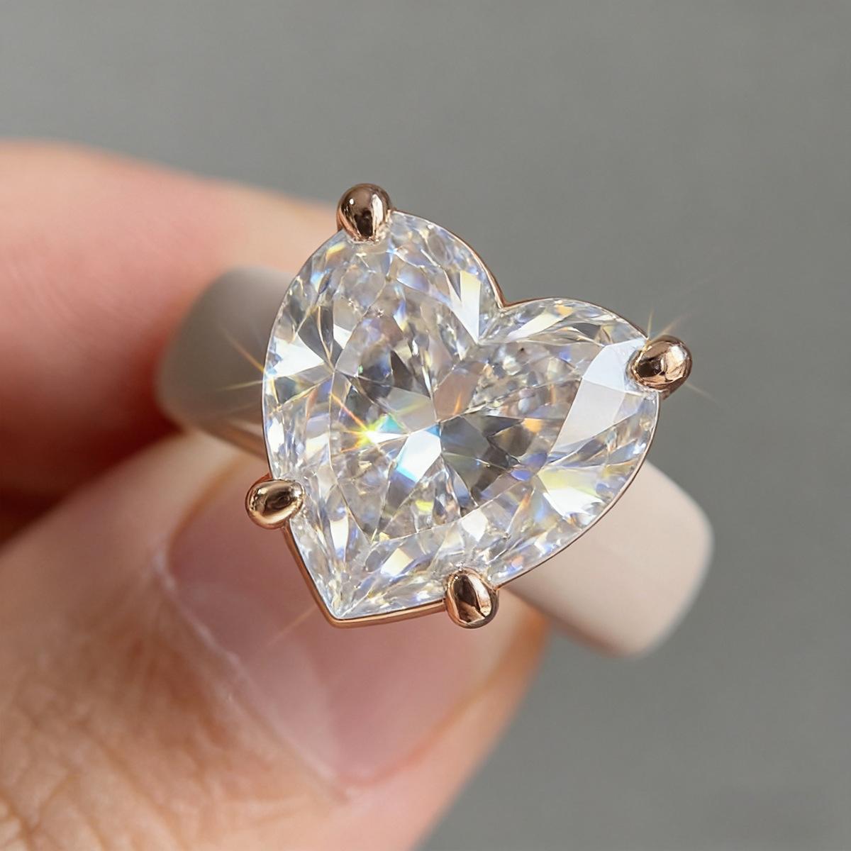 Trending Square Zircon Silicone Ring Set for Women - Stackable Minimalist Jewelry, Versatile Statement Accessories