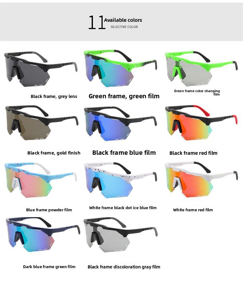 2026 New Polarized Sunglasses for Women, Sun Protection Sunglasses for Men, Colorful Sports Windproof Cycling Glasses Wholesale