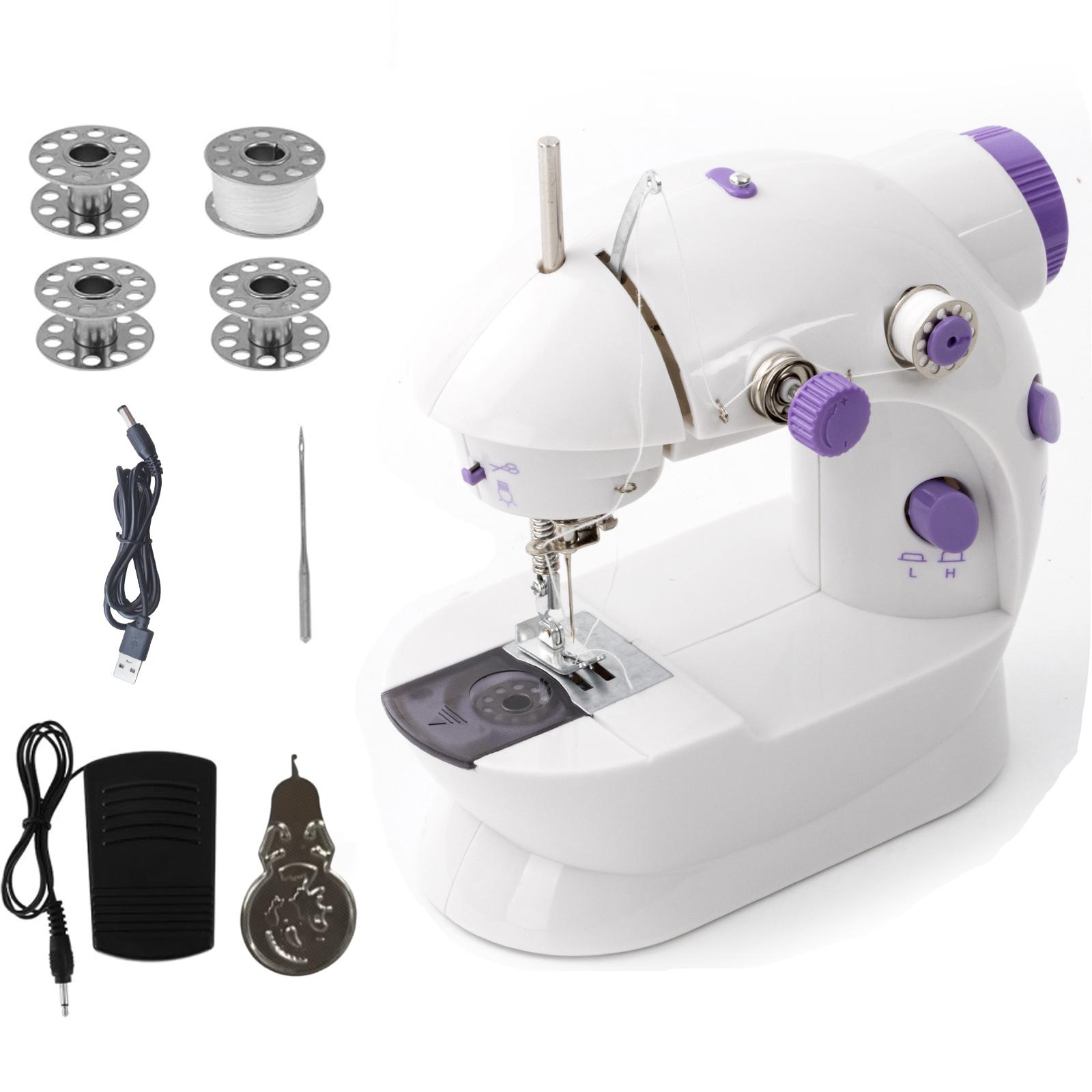 Dc Mini Sewing Machine, Compact Design for Easy Use, Perfect for DIY Projects and Quick Repairs, Portable Sewing Machine