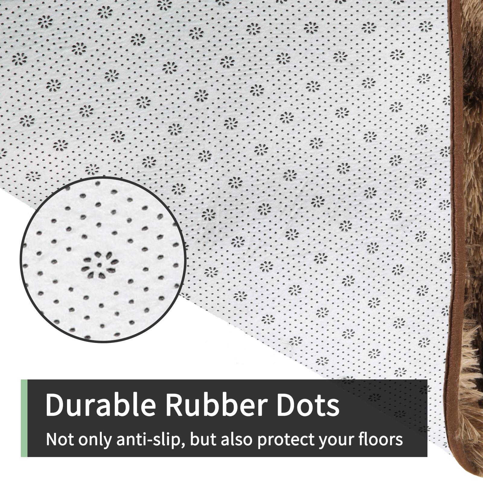 FAMVAL Large Size Plush Rugs Big Fluffy Area Rug Non-slip Soft Shaggy Carpet Mats for Livingroom Bedroom Nursery Home Decor Tie-dye Coffee Christmas gifts