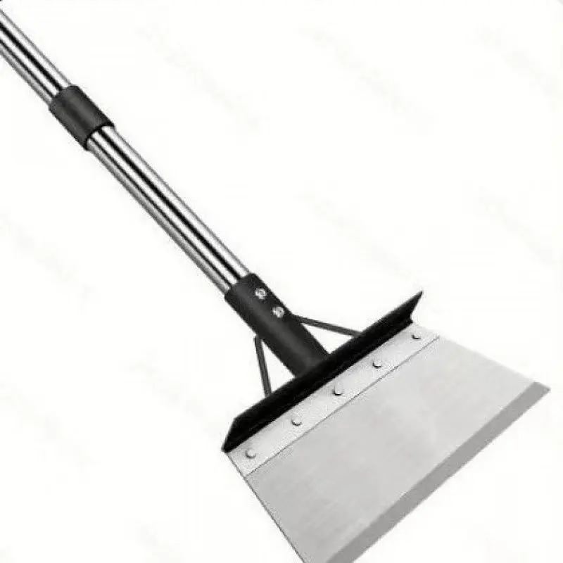 23cm Wide Four-Section Detachable Garden Cleaning Metallic Shovel, Ice Removal Ground Clearing Scraper, Versatile Outdoor Maintenance Tool