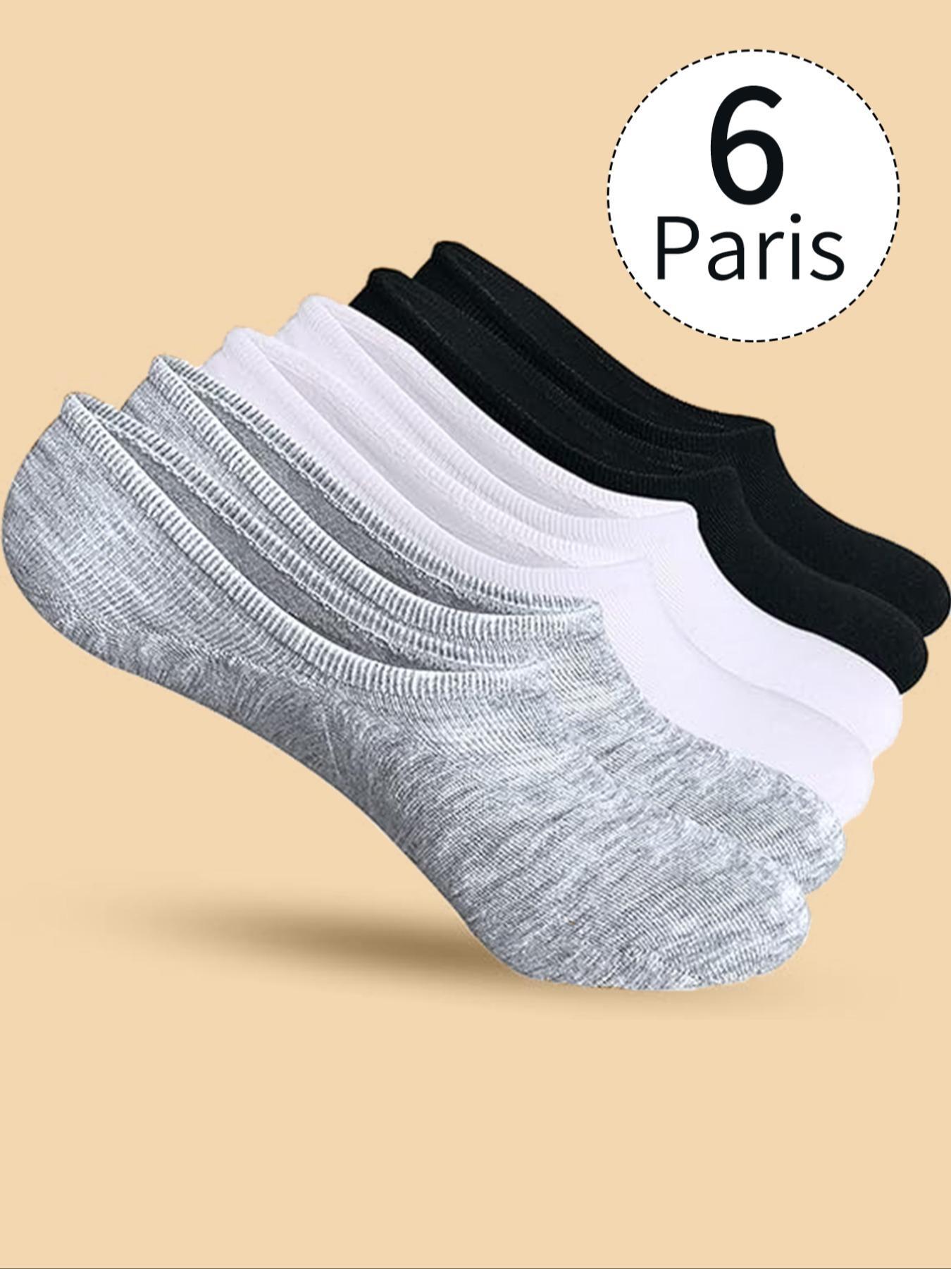 Women's Casual Basic Plain Anti-Slip Invisible Socks, Moisture Wicking Soft Breathable Socks for All Seasons, Daily Wear, Soft Comfy Socks, Women's Socks, Socks for Women
