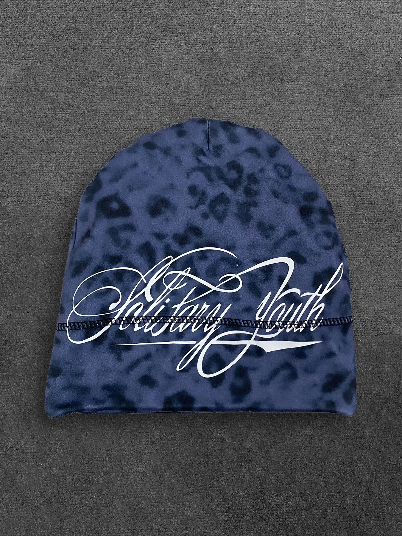 Y2K fashion trend snake skin print retro pullover hat new casual versatile letter embroidered double-layer hat