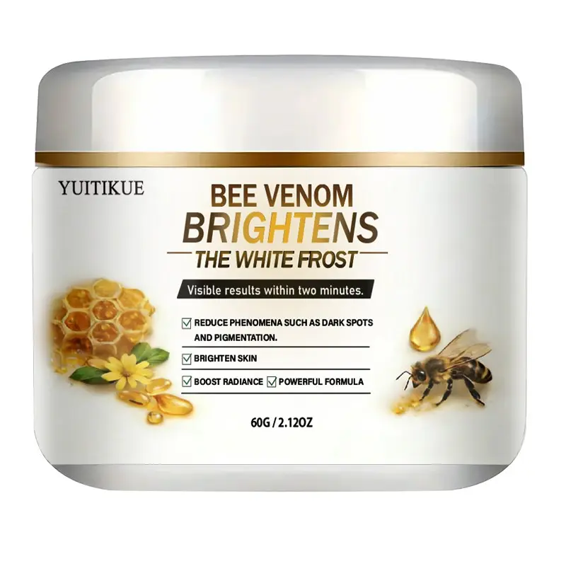 Yuitikue Bee Venom Brightening Face Cream, 2-Minute Skin Tone Evenout, Fade Dark Spots, Brighten Skin, Improve Dullness