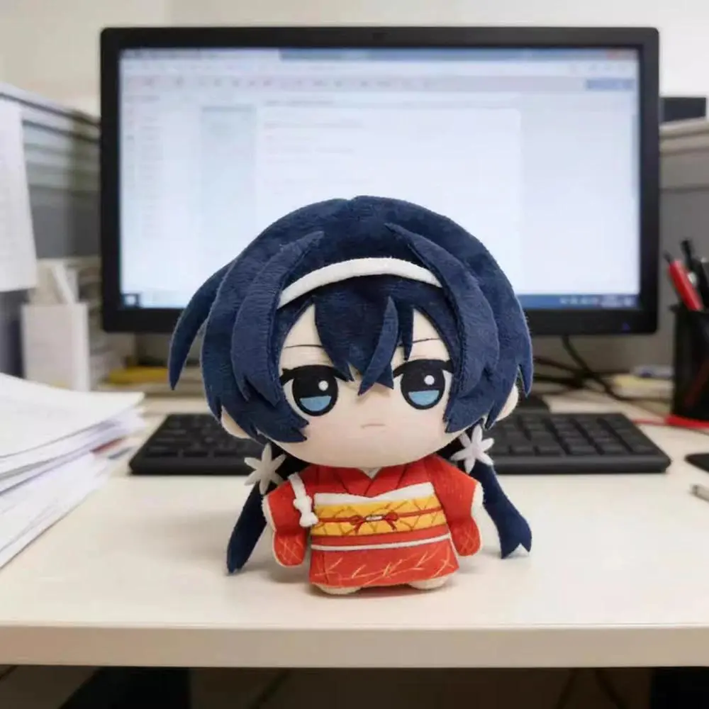 2026 new hot item Anime Izumi Kyouka Plush Doll 10cm Keychain Backpack Cute Kyouka Izumi Stuffed Toys Plusie Toy Fan Gifts Decoration