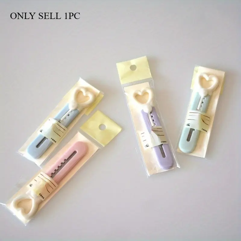 1pc Cute Mini Art Knife, School, Office Cutting Supply, Office Supplies, Cutting Tools, Stationery, Delivery Knife