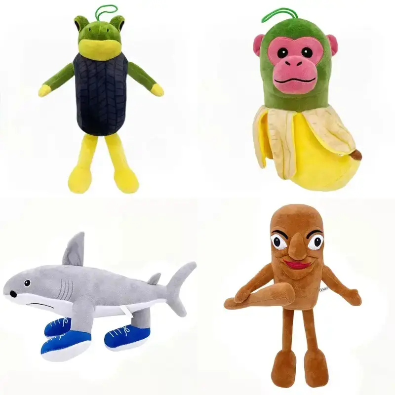 Tung Tung Sahur Plush Toy Juguete TungTung Sahur Tralalero Tralala Toy Tralalero Tralala Shark Plush Doll Merch Birthday Gift