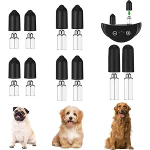 24 Pcs Dog Shock Collar Rubber Tips, Dog Training Prong Collar Cover Replacement, Column Conductive, Rubber Sleeve Silicone Covers Female Contact Points for Pet Stop Barking (13mm/16mm/20mm)