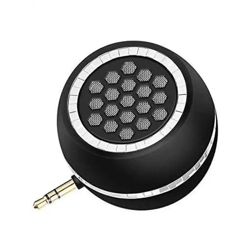 Mini Portable Speaker, 3W Mobile Phone Speaker Line-in Speaker with Clear Bass 3.5mm AUX Audio Interface, Plug and Play for iPhone, iPad, iPod, Tablet, Smartphone