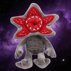 27cm/11.63in Stranger Things Demogorgon Plush Toy, Stuffed Animal, Soft Huggable Stuffed Doll, Upside Down World Man-Eating Plant Monster Doll, Realistic 3D Teeth Details, A Collectible Item For Stranger Things Fans, A Gift For The Holidays