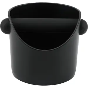 Espresso Knock Box 4.3 Inch Small Coffee Grounds Bin with Removable Knock Bar Non Slip Base Splash Proof Mini Knock Box for Home Cafes Restaurants