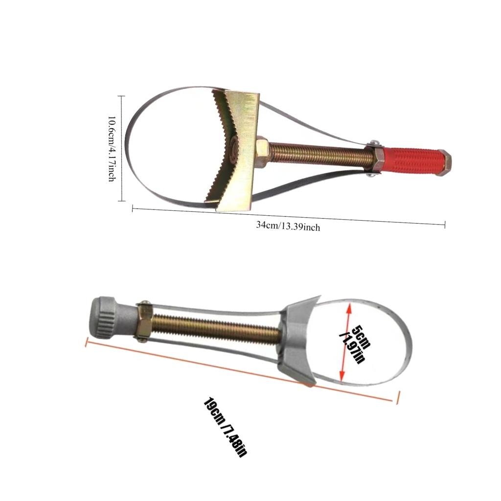 Adjustable Oil Filter Wrench, Multi-Functional Tool for Home and Garage, Essential for Oil Change and Auto Repair, Automotive Repair Tools