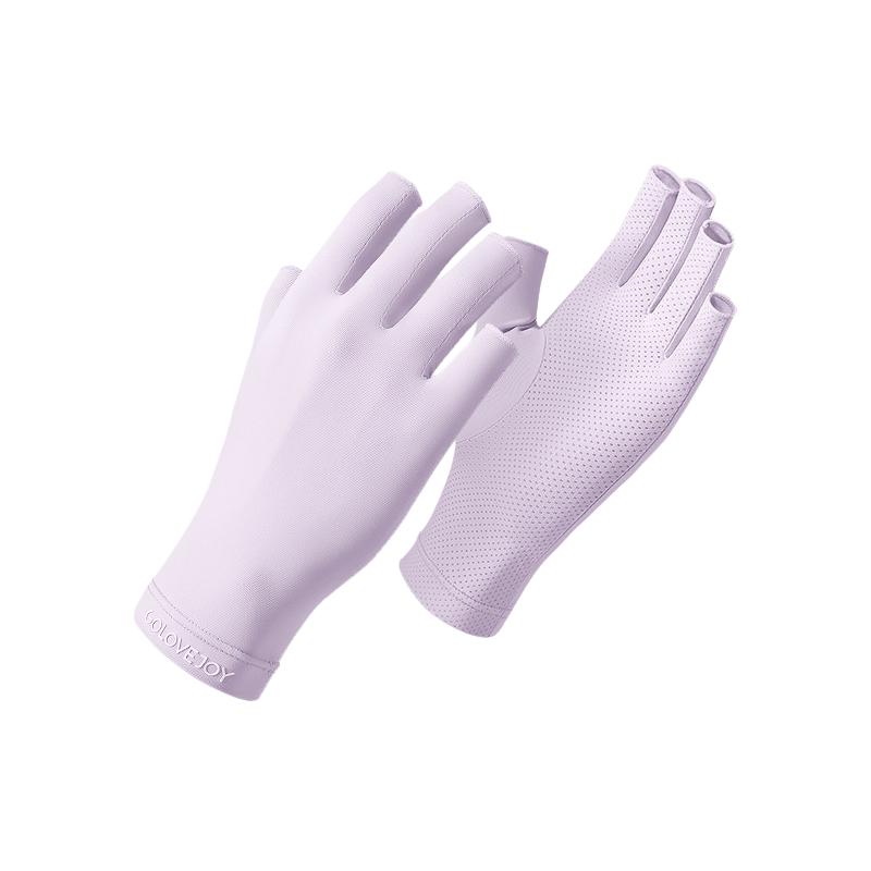 Women's UPF 50+ Sun Protection Gloves - Fingerless Cooling Ice Silk Driving Gloves Women's UPF 50+ Sun Protection Gloves - Fingerless Cooling Ice Silk Driving Gloves
