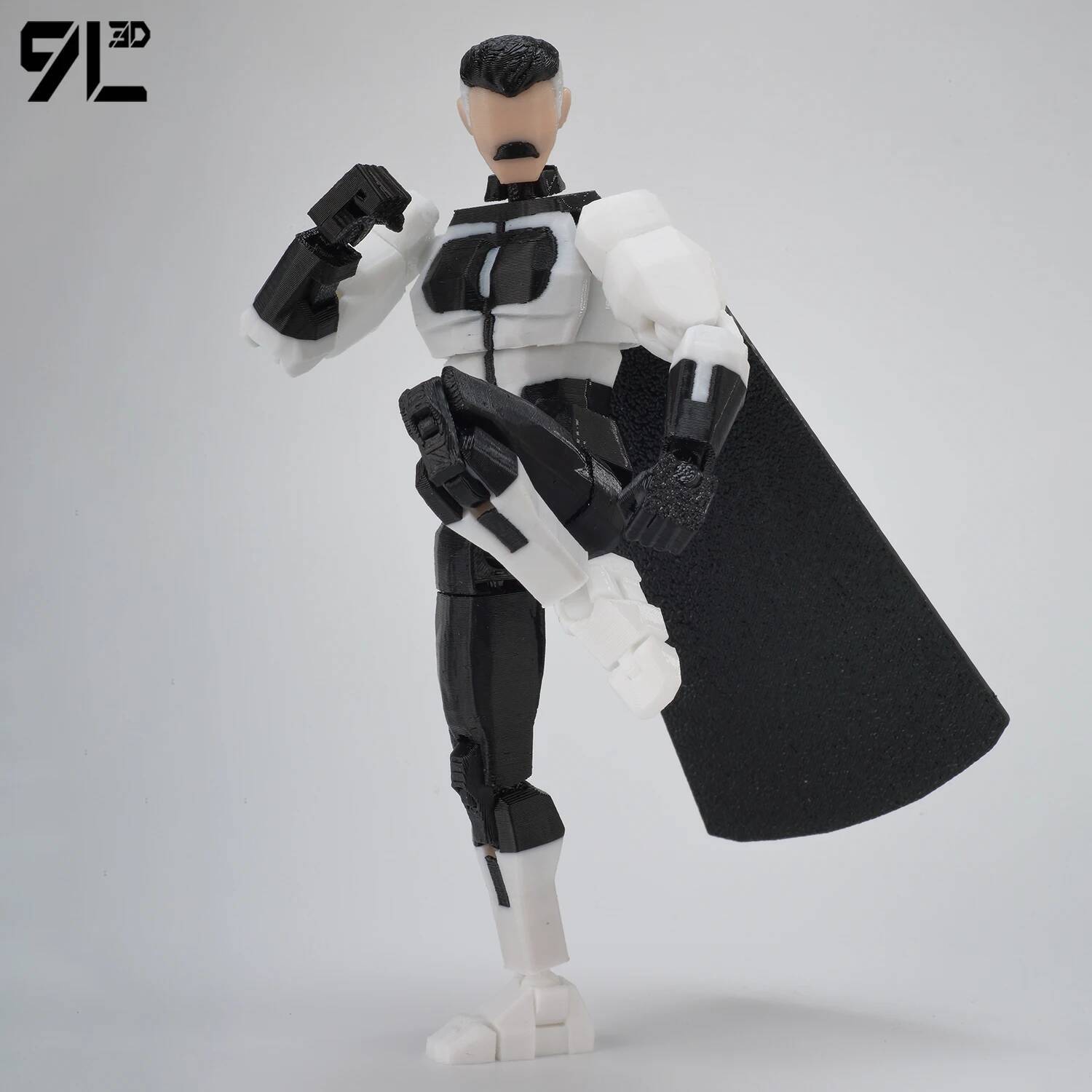 9L 3D Dummy13 Lucky13 Titan13 T13 Invincible Black And White Color Scheme Omni-Man Anime Multi-Jointed Toys Action Figures Gifts